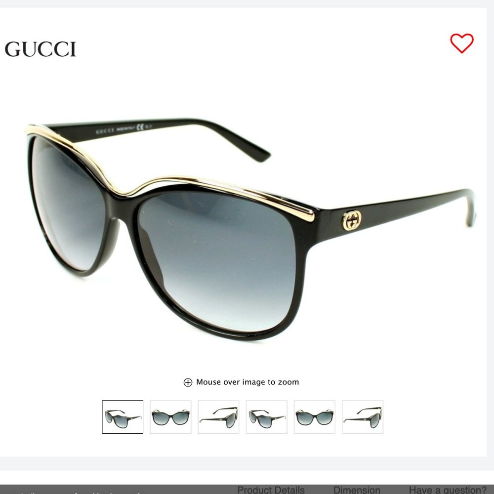 GUCCI CAT EYE 3155/s D28JJ SUNGLASSES